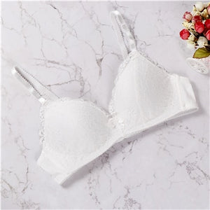 2018 lady push up bra wire free comfortable breathable sexy and bra ruffles underwear women lingerie