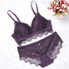 Load image into Gallery viewer, black sexy lingerie set