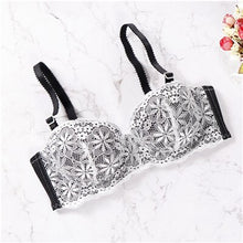 Load image into Gallery viewer, 2018 underwire half cup 1/2  sexy bra size AB 70-85 padded push up underwear for women