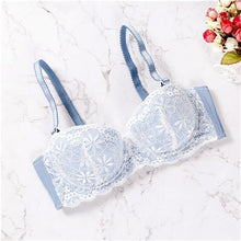 Load image into Gallery viewer, 2018 underwire half cup 1/2  sexy bra size AB 70-85 padded push up underwear for women