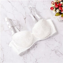 Load image into Gallery viewer, 2018 underwire half cup 1/2  sexy bra size AB 70-85 padded push up underwear for women