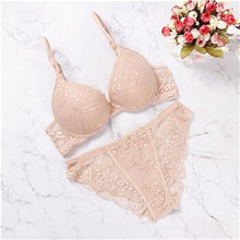 Load image into Gallery viewer, lacy pink lingerie set