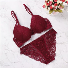 Load image into Gallery viewer, lacy pink lingerie set