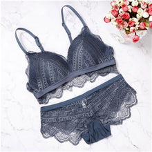 Load image into Gallery viewer, black sexy lingerie set