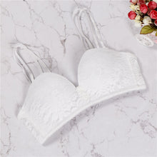Load image into Gallery viewer, 2019 wedding wireless thin cup bra newest france lace patchwork bralette sexy women underwear