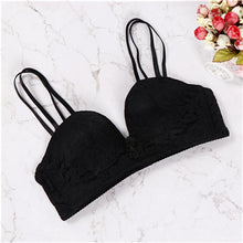 Load image into Gallery viewer, 2019 wedding wireless thin cup bra newest france lace patchwork bralette sexy women underwear